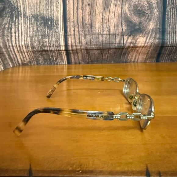 Michael Kors Unisex Bronze Geometric Half-Rim RX Eyeglasses Frames Only - Picture 5 of 6